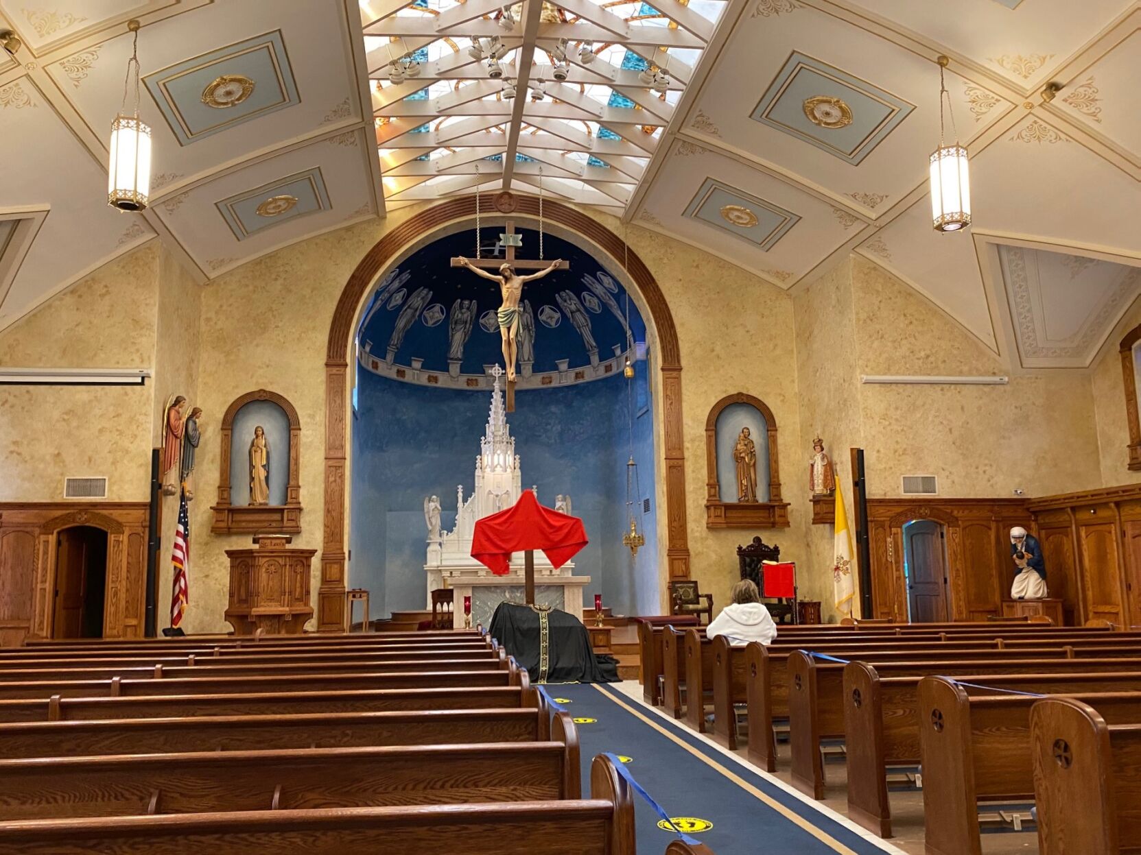 A solemn Good Friday at area Churches.